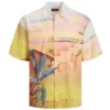 Jack & Jones Kurzarmhemd Mit Hawaii-Druck, Orange -Angebote Jack & Jones || Eterna || Paul&Shark Store 0 600 134