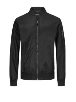 Calvin Klein Bomberjacke Mit Label-Aufnäher Am Ärmel, Schwarz