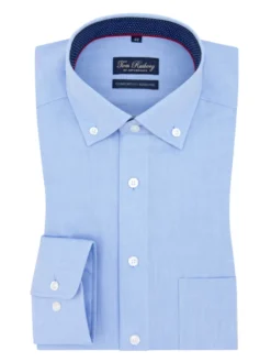 Hemd Mit Brusttasche, Extralang, Hellblau