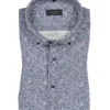 Eterna Comfort Fit Kurzarmhemd Mit Paisley-Muster , Marine