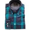 JP1880 Hemd Mit Button-Down-Kragen Und Karo-Muster , Blau -Angebote Jack & Jones || Eterna || Paul&Shark Store 0 600 152