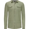 FYNCH-HATTON Leinenhemd Mit Brusttaschen, Oliv -Angebote Jack & Jones || Eterna || Paul&Shark Store 0 600 155