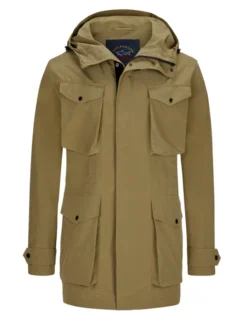 Paul&Shark Leichtes Fieldjacket Mit Kapuze, RE-130 High Density , Beige