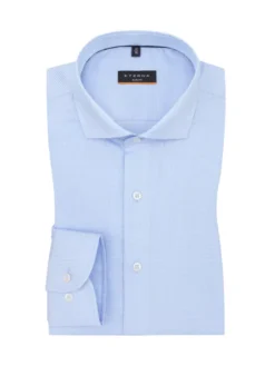 Eterna Hemd Mit Stretchanteil, Extralang, Hellblau