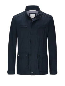 Bugatti Leichtes Fieldjacket Mit Stretchanteil, Blau