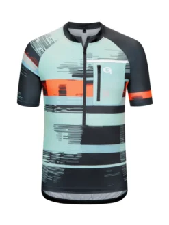 Gonso Radsportshirt Mit 3/4 Zip Am Kragen , Türkis