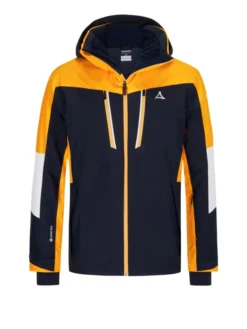 Schöffel Skijacke Mit RECCO-Reflektoren, Gore-Tex, Blau