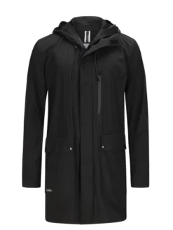 Digel Leichte Freizeitjacke Mit Kapuze, Schwarz