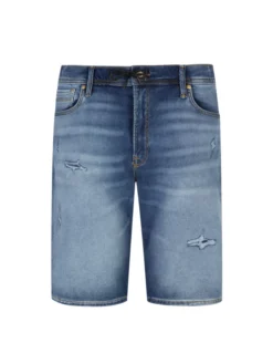 Jack & Jones Denim-Bermuda In Stretch-Qualität, Blau