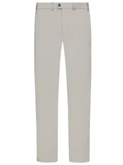 Chino Thilo In Jersey-Qualität Mit Bügelfalte, Hellgrau