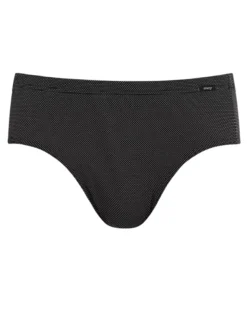 MEY Badehose Mit Filigranem Muster, Schwarz