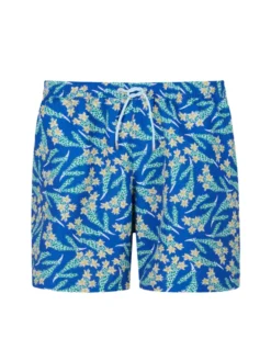Hackett Badehose Mit Allover-Print , Blau