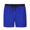 Boss Badehose Mit Label-Print Und Kontraststreifen , Königsblau