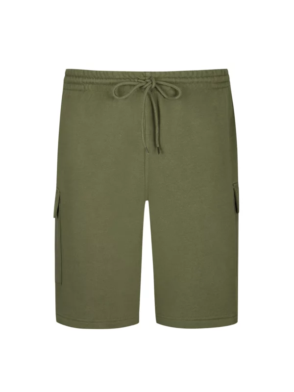 ADIDAS Sweatshorts Mit Cargotaschen , Oliv 3 ADIDAS Sweatshorts Mit Cargotaschen , Oliv