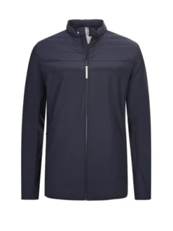 Softshelljacke Mit Gesteppter Schulterpartie, Blau