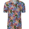 Poloshirt Mit Floralem Allower-Print , Rot -Angebote Jack & Jones || Eterna || Paul&Shark Store 0 600 344