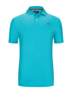 La Martina Poloshirt In Piqué-Qualität Mit Logo-Stickerei, Hellblau