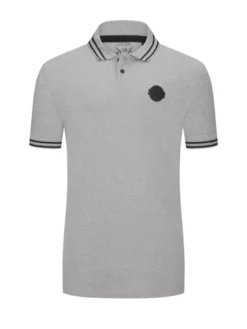 JP1880 Poloshirt Mit Kontraststreifen , Grau