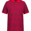 JP1880 Poloshirt Piquê Mit Allover-Print , Rot -Angebote Jack & Jones || Eterna || Paul&Shark Store 0 600 364