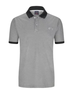 Paul&Shark Poloshirt Mit Streifen Muster, Reflex Shark , Weiß