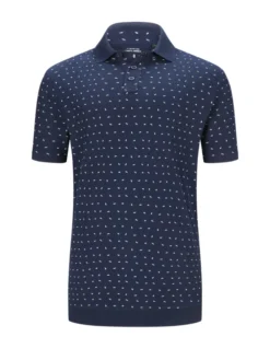 JP1880 Poloshirt Mit Elastikbund, Marine