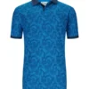RAGMAN Poloshirt In Piqué-Qualität Mit Palmenmotiv, Königsblau