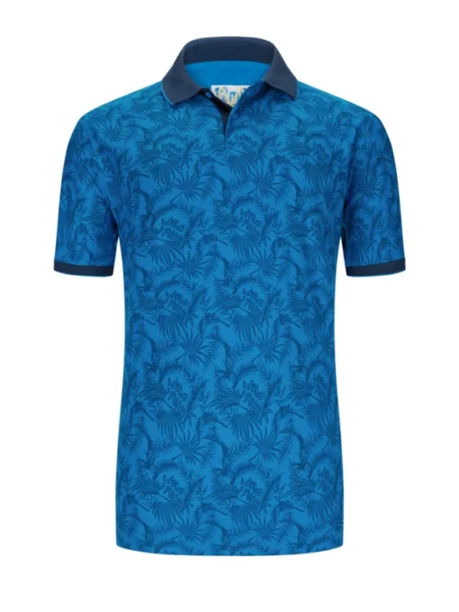 RAGMAN Poloshirt In Piqué-Qualität Mit Palmenmotiv, Königsblau -Angebote Jack & Jones || Eterna || Paul&Shark Store 0 600 400