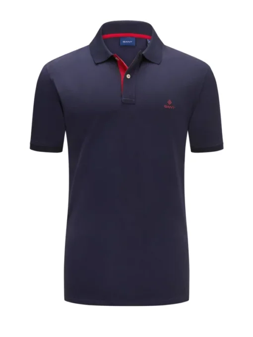Gant Poloshirt Mit Stretchanteil, Marine -Angebote Jack & Jones || Eterna || Paul&Shark Store 0 600 401