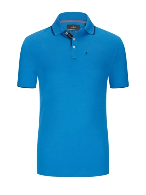 RAGMAN Poloshirt Aus Einem Baumwollgemisch, Extralang, Königsblau -Angebote Jack & Jones || Eterna || Paul&Shark Store 0 600 406