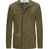 MILESTONE Lederjacke MS-Aurelio Aus Ziegenveloursleder , Oliv -Angebote Jack & Jones || Eterna || Paul&Shark Store 0 600 44