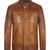 MILESTONE Fieldjacket In Leder , Cognac -Angebote Jack & Jones || Eterna || Paul&Shark Store 0 600 47