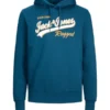Jack & Jones Hoodie Mit Großem Logo-Print, Petrol 2 Jack & Jones Hoodie Mit Großem Logo-Print, Petrol -Angebote Jack & Jones || Eterna || Paul&Shark Store 0 600 53