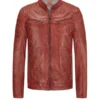 GIPSY Lederjacke Im Biker-Style, Rot -Angebote Jack & Jones || Eterna || Paul&Shark Store 0 600 7