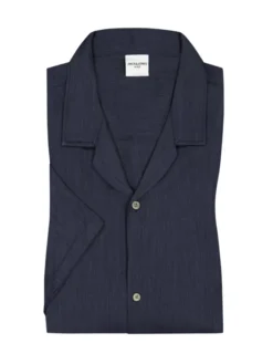 Jack & Jones Kurzarmhemd Mit Resort-Kragen , Marine