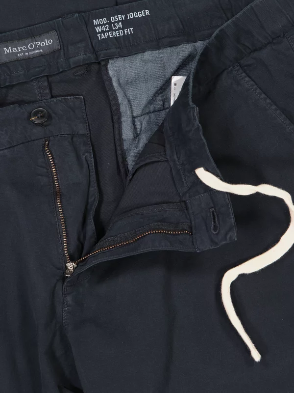 Chino Im Elastischen Baumwoll-Mix, Osby Jogger, Blau 4 Chino Im Elastischen Baumwoll-Mix, Osby Jogger, Blau – Bild 2