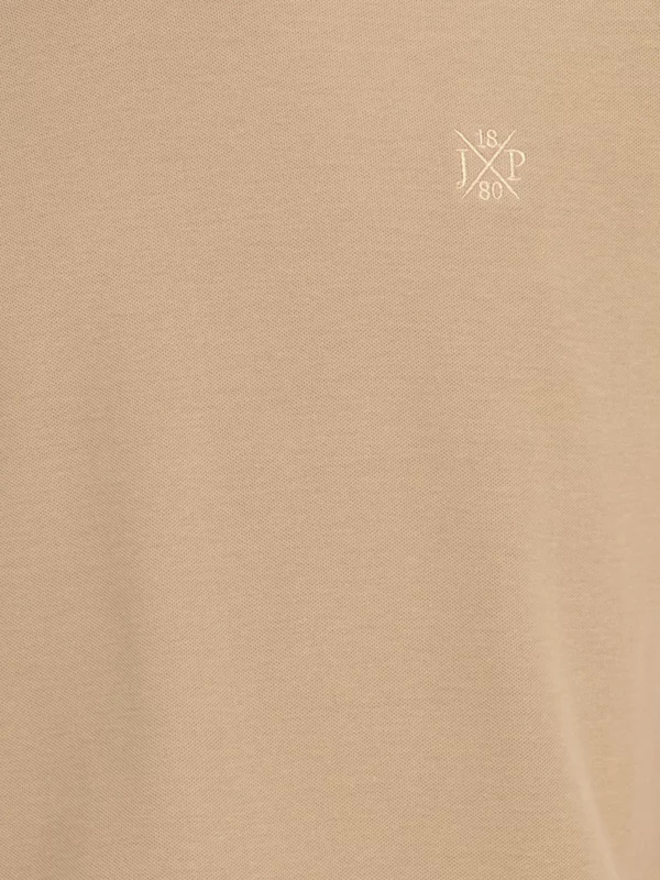 JP1880 Piqué-Polohemd Mit Vario-Kragen, Kamel 4 JP1880 Piqué-Polohemd Mit Vario-Kragen, Kamel – Bild 2