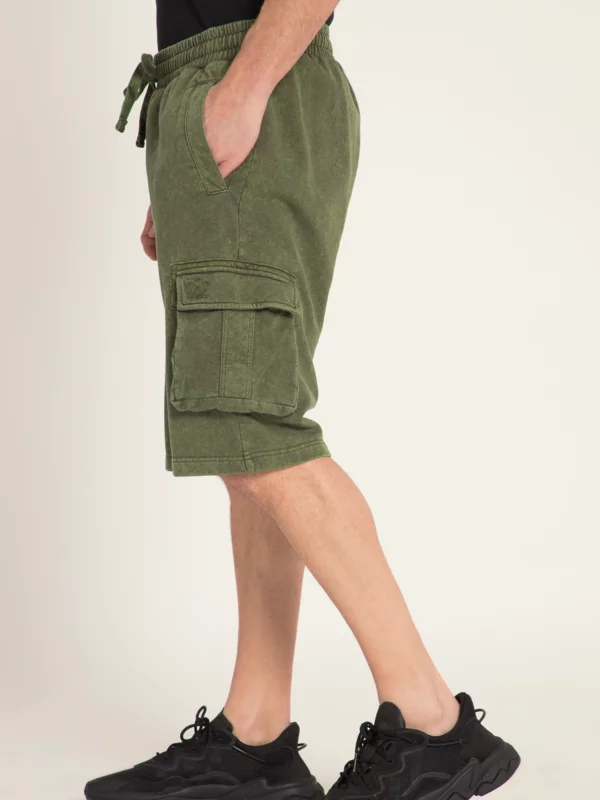 JP1880 Jersey-Cargobermuda, Oliv 4 JP1880 Jersey-Cargobermuda, Oliv – Bild 2