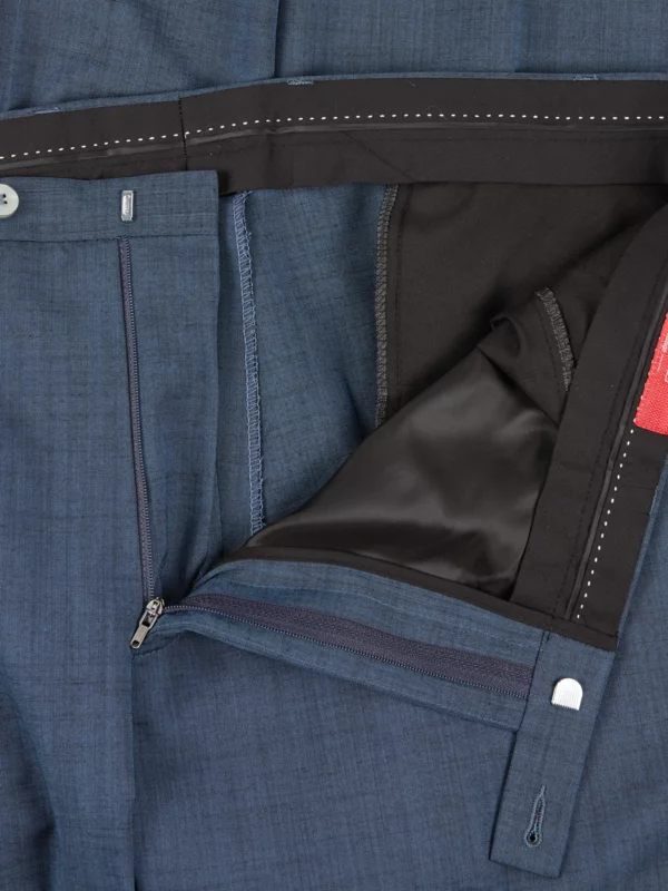 Businesshose Mit Stretchanteil, Digel Vintage, Petrol 4 Businesshose Mit Stretchanteil, Digel Vintage, Petrol – Bild 2