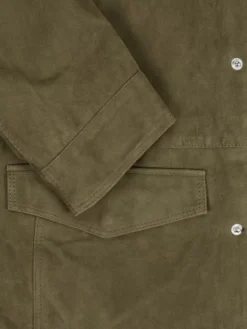 MILESTONE Lederjacke MS-Aurelio Aus Ziegenveloursleder , Oliv -Angebote Jack & Jones || Eterna || Paul&Shark Store 2 600 41