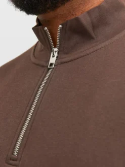 Jack & Jones Sweatshirt Mit Troyer-Kragen, Originals Studio , Braun -Angebote Jack & Jones || Eterna || Paul&Shark Store 2 600 46