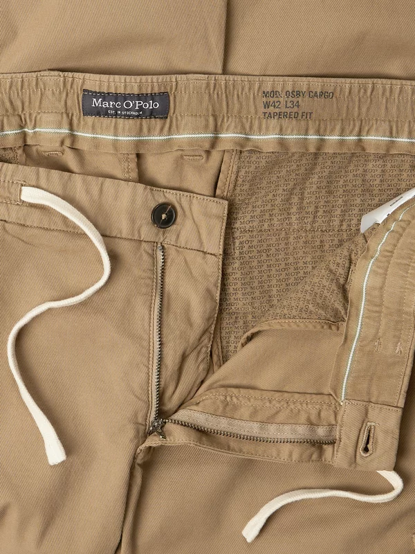 Cargohose Mit Stretchanteil , Hellbraun 6 Cargohose Mit Stretchanteil , Hellbraun – Bild 4