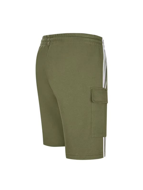 ADIDAS Sweatshorts Mit Cargotaschen , Oliv 4 ADIDAS Sweatshorts Mit Cargotaschen , Oliv – Bild 2