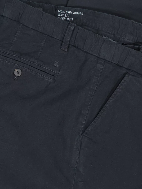 Chino Im Elastischen Baumwoll-Mix, Osby Jogger, Blau 5 Chino Im Elastischen Baumwoll-Mix, Osby Jogger, Blau – Bild 3