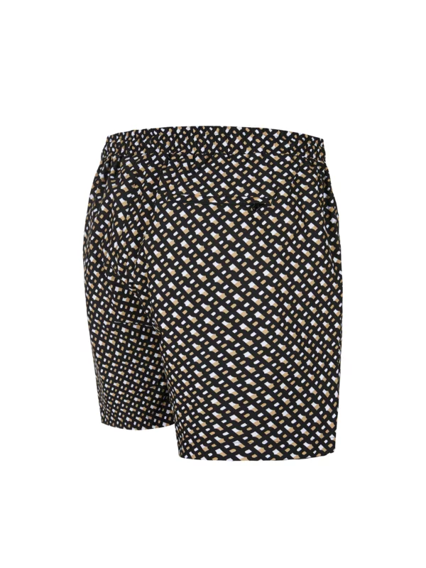 Boss Badehose Mit Allover-Print, Schwarz 4 Boss Badehose Mit Allover-Print, Schwarz – Bild 2